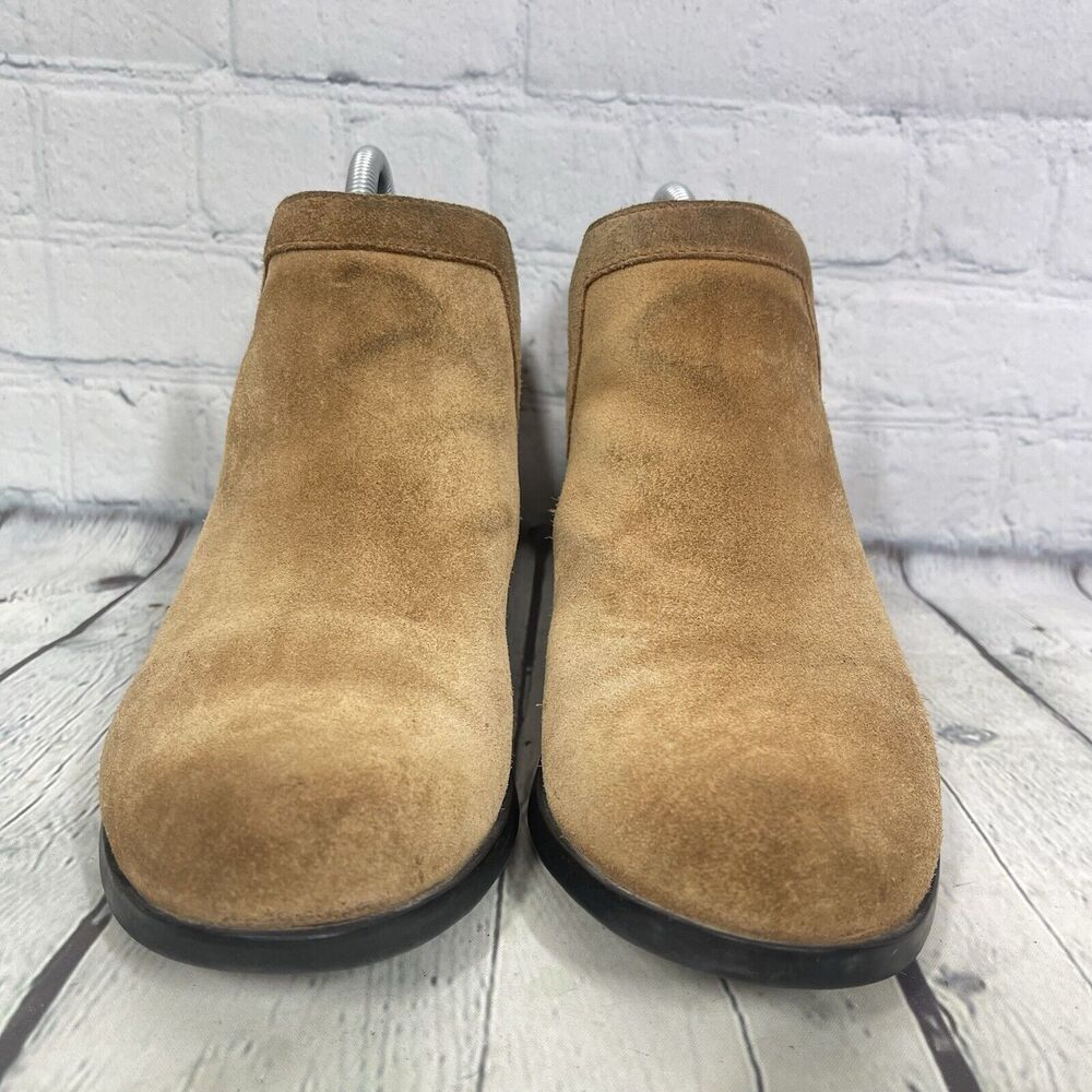 Sorel Ankle Booties Women Size 10 Lolla Brown Suede Leather Waterproof Cut Out - Picture 2 of 13